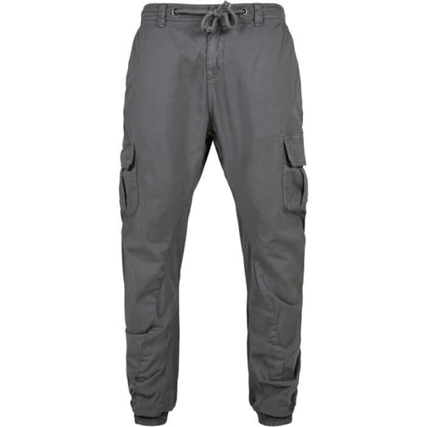 Cargobyxor - Urban Classics - Svart - XL - Herr - Mjuk bomullstwill - Dragsko Svart