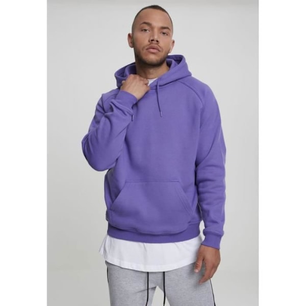 T-shirt oversize - URBAN CLASSICS - Lila - 65% bomull - Korta ärmar - Rundad hals Lila S