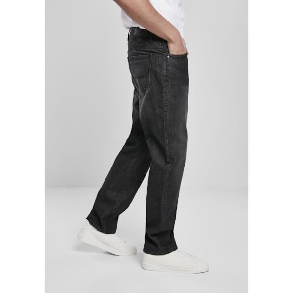 Urban Classics löysä istuva farkut (suuret koot) - musta - 40x34 Svart 40/34