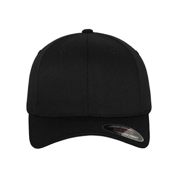 Keps - Flexfit - Wooly Combed - Svart - Unisex - Långsam svart XXL