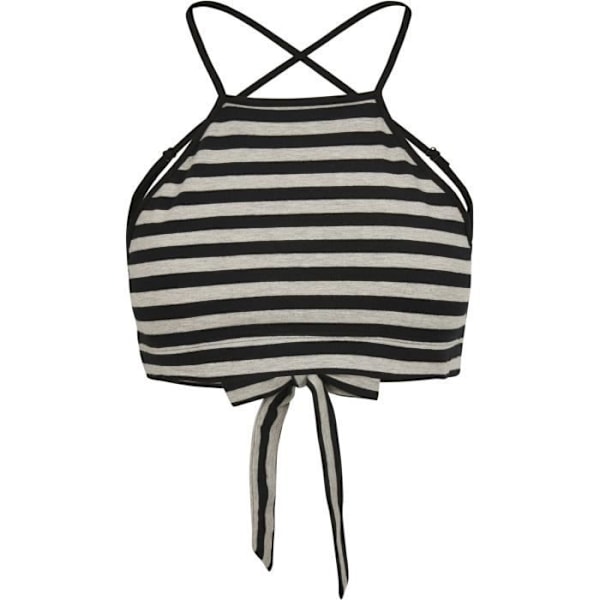 Kort tanktop - Urban Classics - TRIANGLE - Sort - Tætsiddende - Kvinder Svart grå XS