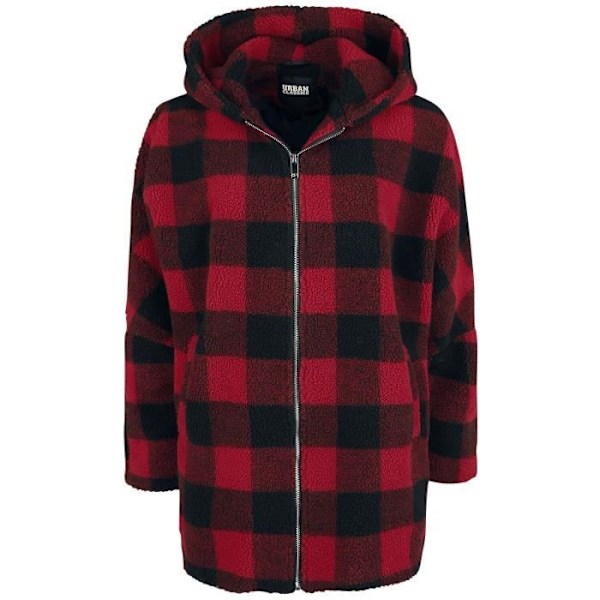 Oversize Sherpa-huppari - URBAN CLASSICS - Naiset Rød sort M