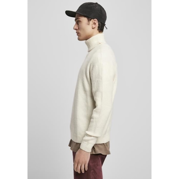Urban Classics Oversized Roll Neck Jumper - Vit - M Vit XXL