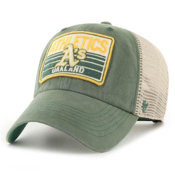 Casquette Trucker - 47 Brand - FOUR STROKE Oakland Athletics - Vit/Grön - Vår/Sommar Grön