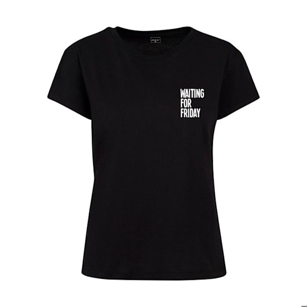 Dam t-shirt Mister Tee väntar på fredagslåda svart jag