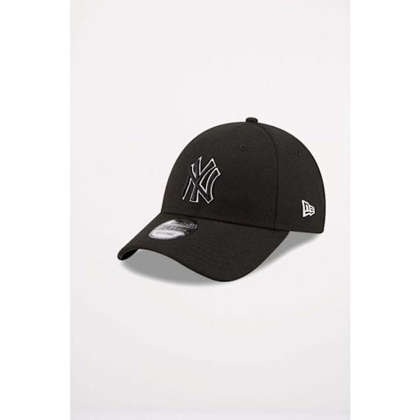Lippis - NEW ERA - POP OUTLINE FORTY - Kaareva lippa - NEW YORK - Musta Svart M/L