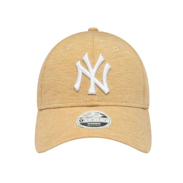 Beige meleret kvindekasket - NEW ERA - Broderet logo - Justerbar - Polyester - Kvinde beige melerat