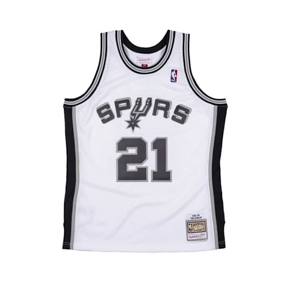 T-paita - Mitchell & Ness - Sa Spurs - Valkoinen - Normaali - Lyhythihainen Vit M