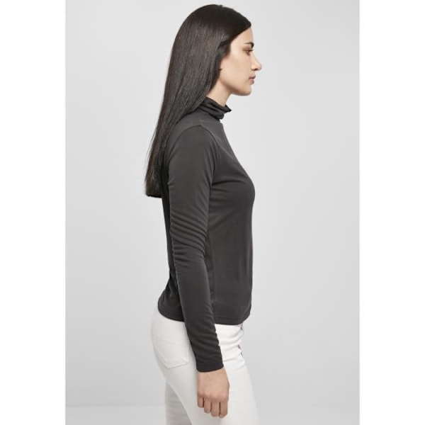 Trøje med rullekrave, lange ærmer, kvinde, Urban Classics, Modal - sort - XS