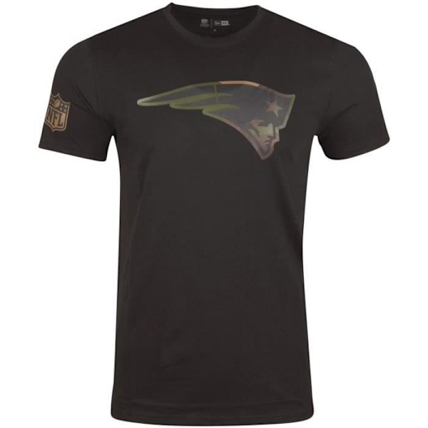 T-shirt NFL - New Era - New England Patriots - Svart / Wood Camo - 100% bomull - Korta ärmar Svart / trä camo XS