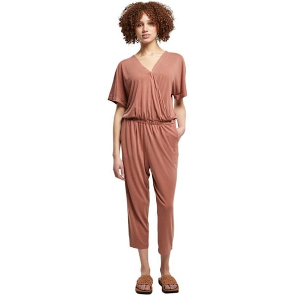 Urban Classics Damer - MODAL Jumpsuit Brun XXXXL