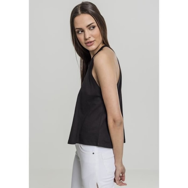 Naisten tanktoppi - Urban Classics - Koralli - Niskalenkkikaula - Muotoiltu - Tiukka sort M