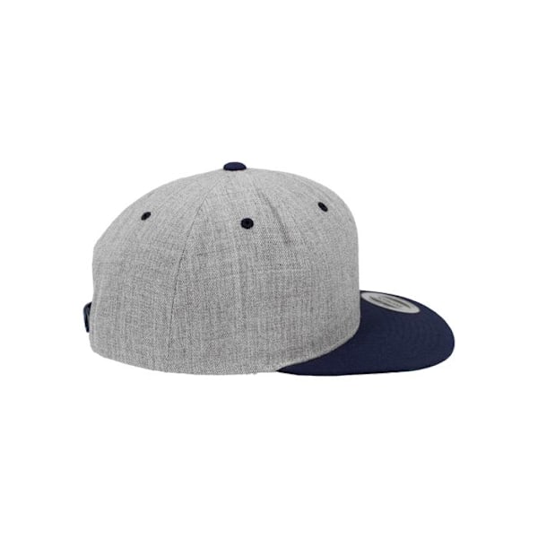 Casquette Snapback 2-Tone - Flexfit - Grå/Navy - 80% Akryl - One Size - Unisex grå/marineblå