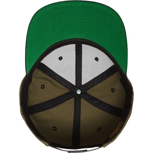 Flexfit Classic 2-Tone Snapback Cap - oliv / svart