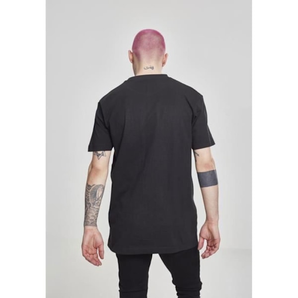 T-shirt - Mister Tee - pari - 100% bomuld - Korte ærmer - Rund hals Svart XXL