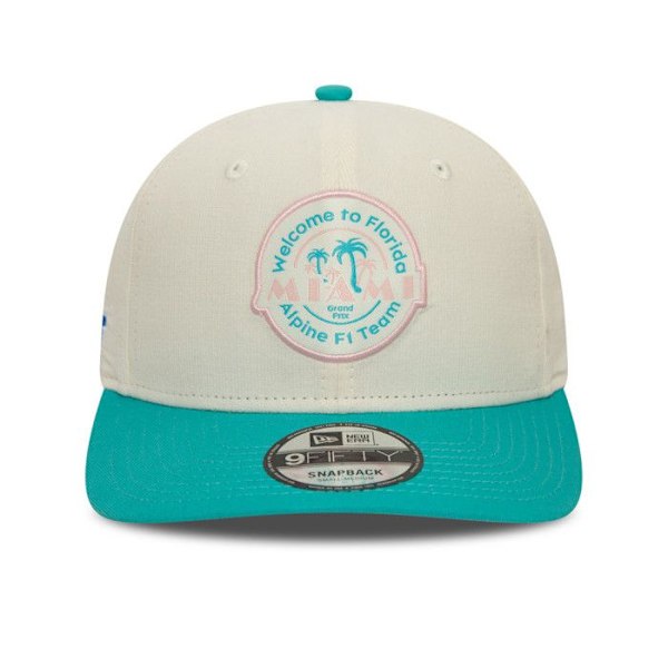 Keps - New Era - Alpine F1 - Special Edition Miami GP - Vit - Grön - Bomull Vitt, grönt M/L