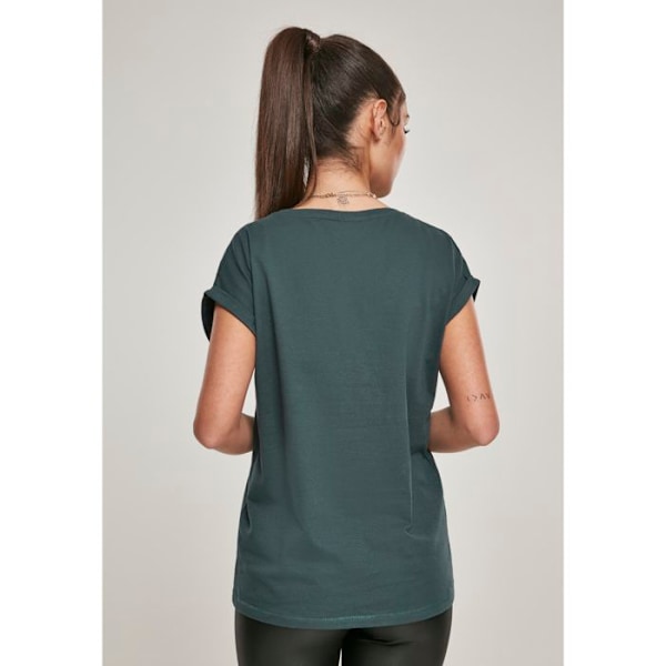 T-shirt dam - Urban Classic - Förlängd - Flaskgrön - Långa ärmar - 100% bomull grön flaska XS