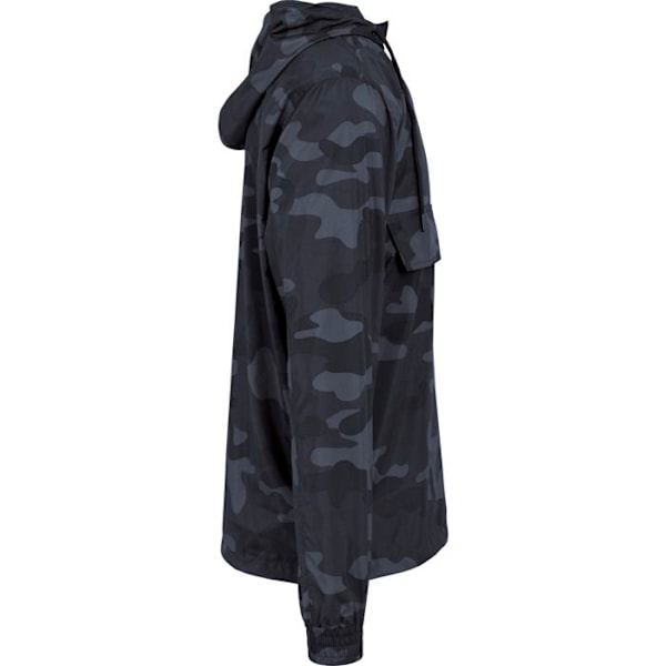 Vindjakke - URBAN CLASSICS - Pullover - Sort - Elastisk - Hætte med snorjustering svart M