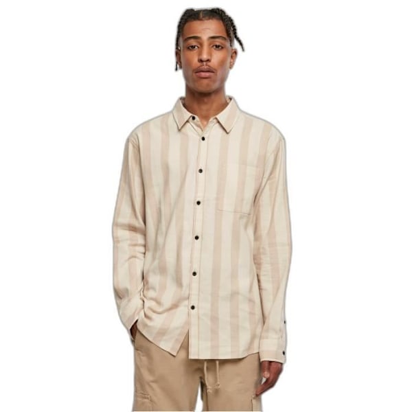 Urban Classics Raidallinen Paita - beige - M