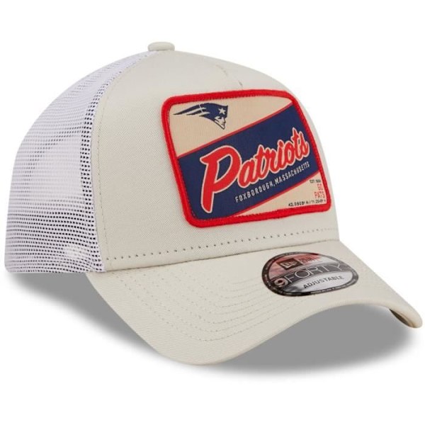 New Era A-Frame Trucker-lippis - New England Patriots stone - Miehet sten