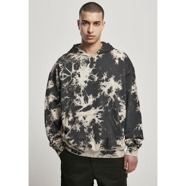 Sweat med hætte Urban Classics bleached - sort - L