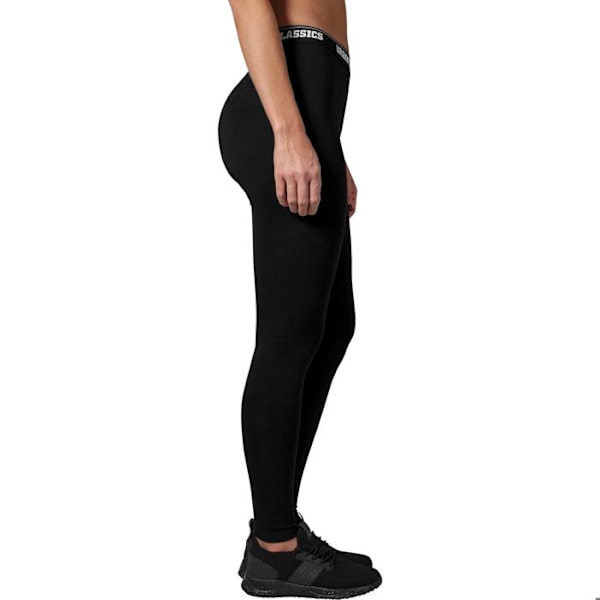 Leggings til kvinder - Urban Classic - Tætsiddende - Sort - 95% Bomuld - Standard størrelse sort XL