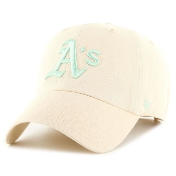 Casquette Strapback CLEAN UP Oakland Athletics 47 Brand - 100% puuvillaa naturlig