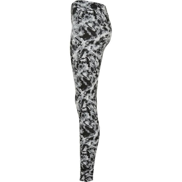 Legging dame Urban Classics Soft AOP GT - hvid/sort - 4XL hvid sort XXXXL