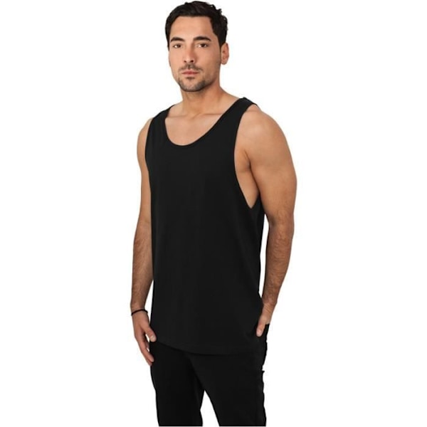 Tanktop - Urban Classics - JERSEY BIG - Sort - Stor - 100% Bomuld - M