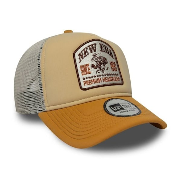 New Era Kläder Modell New Era Graphic Patch Cream 9forty A-frame Trucker Justerbar Ca - Färg Ljus Brun ljusbrun
