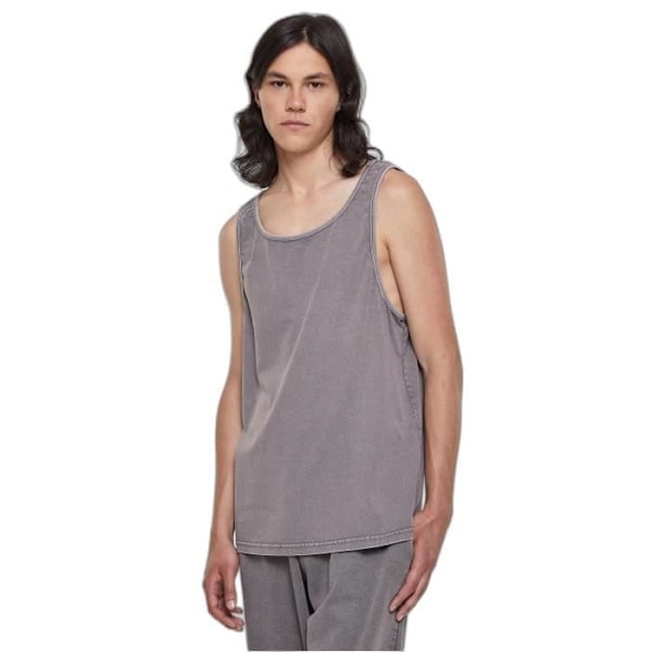 Värjätty ylipitkä t-paita Urban Classics GT - tummanharmaa - 3XL Mörkgrå XXXXXL