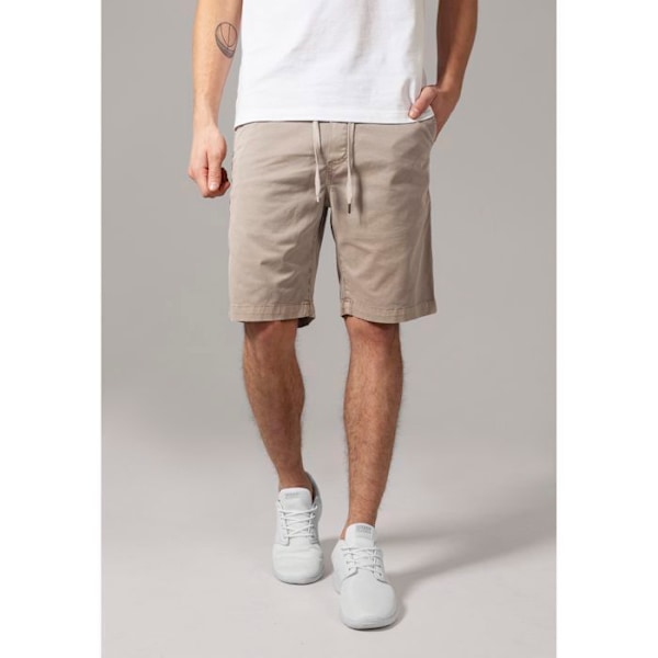 Urban Classics Mies Housut & Shortsit / Hobart Stretch Twill Shortsit Beige M