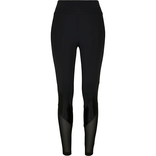 Korkeat leggings - Urban Classics - Naisille - Musta - Mukava - Huolellinen muotoilu svart/svart XXXXXL