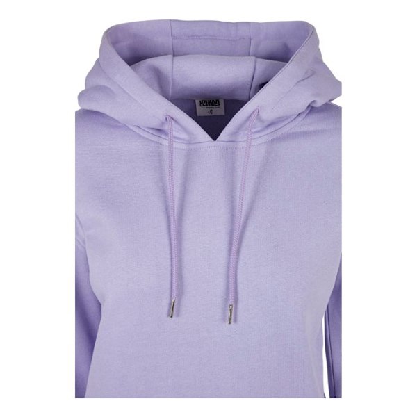 Urban Classics økologisk hoodie til kvinder lavendelfärgad XS