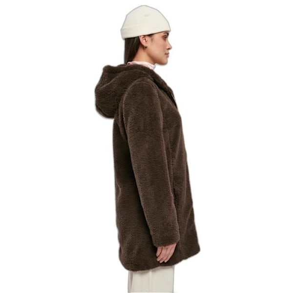 Sherpa Jakke Dame Urban Classics - Brun - S - Lange Ærmer - Ikke Åndbar - Ikke Vandtæt kastanj XS