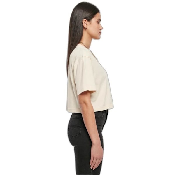 Urban Classics GT Oversized Cropped T-shirt dam - Vit - 2XL Vit XXL