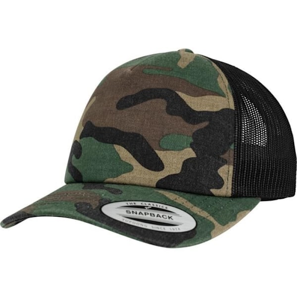 Casquette Trucker - Flexfit - RETRO - trädkamouflage - En storlek - Vår/Sommar trä camo