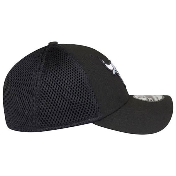 Casquette 39THIRTY - New Era - Chicago Bulls - Svart - 100% polyester - Stretch Fit Svart S / M