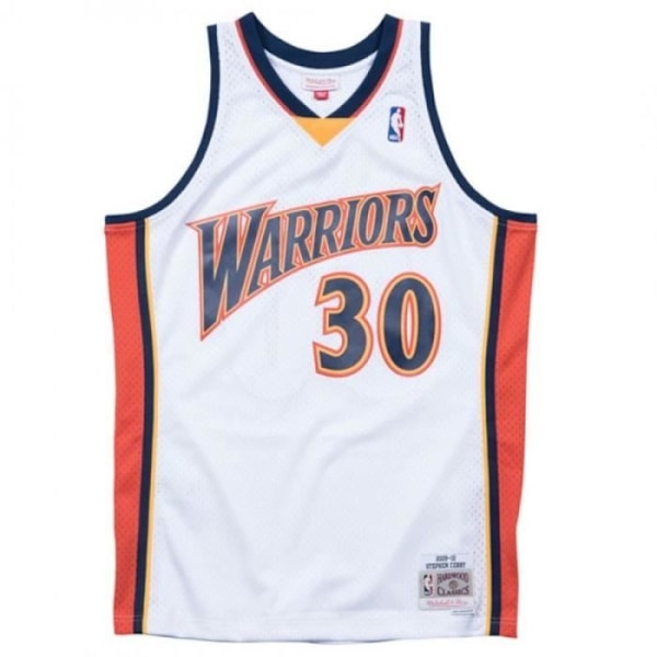 Maillot NBA swingman Stephen Curry Warriors 2009-10 Hardwood Classics Mitchell & ness Hvid XL Sort vit svart