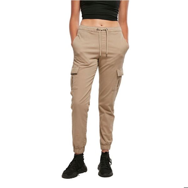 Jogging cargo komfortabel høj talje dame Urban Classics beige XS
