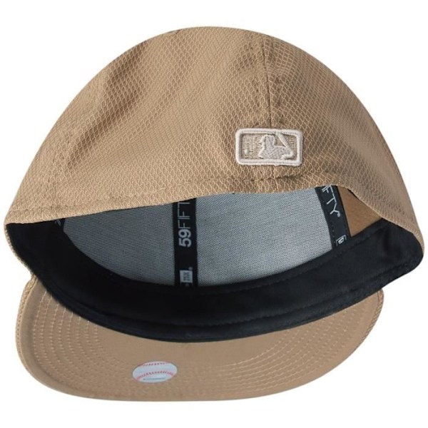 Casquette New Era 59Fifty - DIAMOND New York Yankees khaki - Platt skärm och stängd baksida Kaki 7