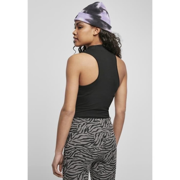 Urban Classics Plus Size Dam ärmlös kropp med turtleneck Svart XXL