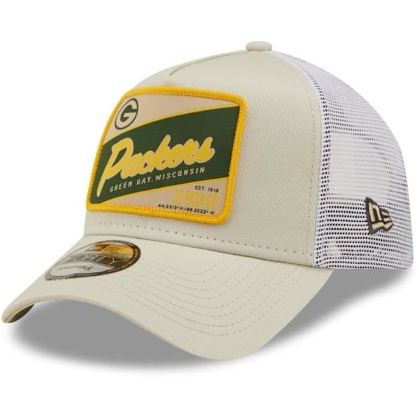 New Era A-Frame Truckerkeps - Green Bay Packers stenbeige