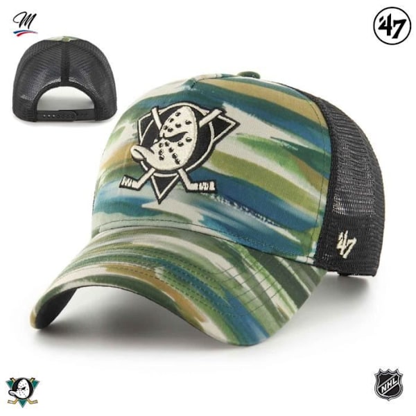 Casque NHL Anaheim Ducks 'Fisherman Mesh MVP' - H-FSCMS25PTP-P0 Svart