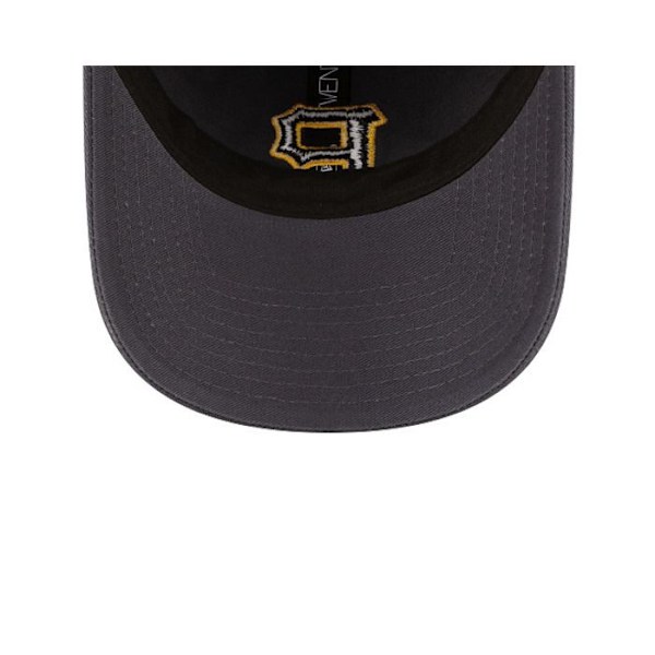 Basebollkeps - New Era - Pirates MLB Core Classic 2.0 - 100% Bomull - Unisex - Grafitgrå grafitgrå Unik storlek