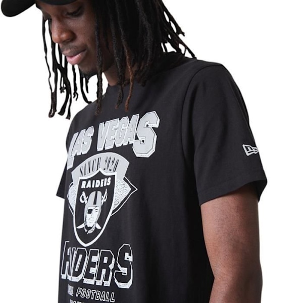 Paita - NEW ERA - WORDMARK Las Vegas Raiders - Lyhythihainen - Mies - Musta Svart M