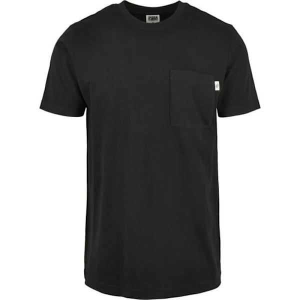 T-shirt - Urban Classics - Basic Pocket - Økologisk Bomuld - Korte Ærmer - Sort Svart XXXXXL