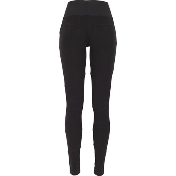 Leggings - URBAN CLASSICS - INTERLOCK HIGH - Musta - Slim - 95% puuvillaa, 5% elastaania sort L