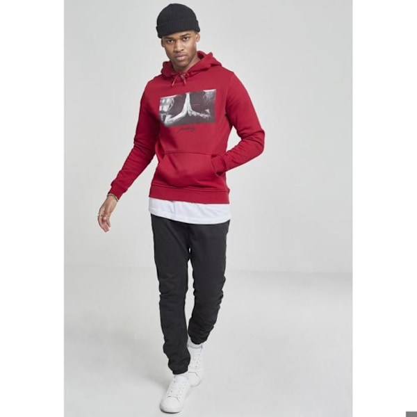 Huvtröja - Mister Tee - pray - Ljus röd - Långa ärmar - Unisex ljusröd S