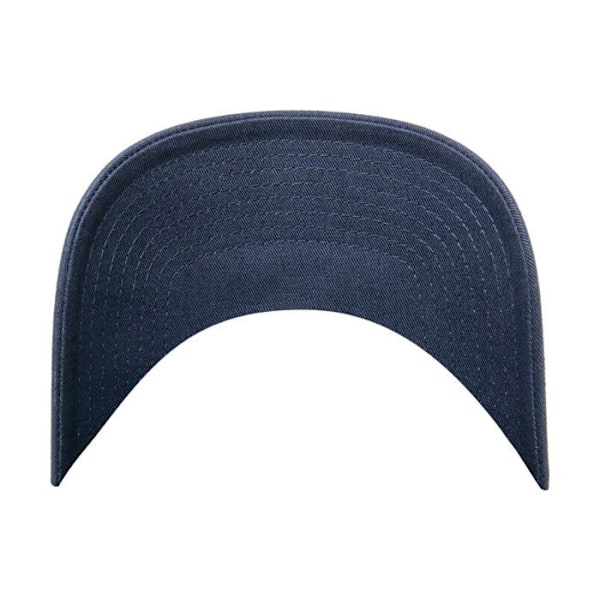 Keps - Flexfit - 5-panel - Mörkblå - 100% bomull - Unisex marinblå Unik storlek